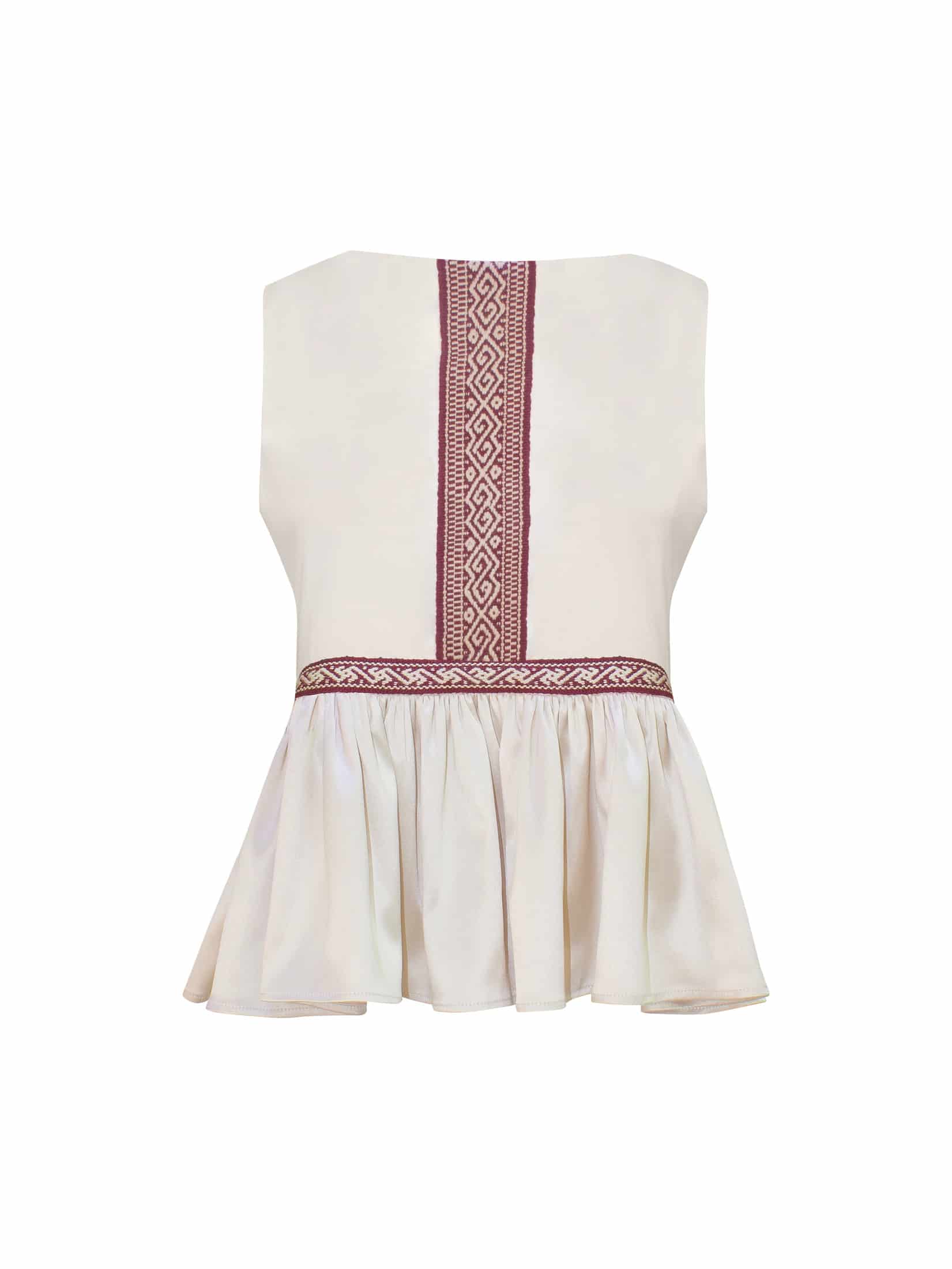 Top de Satin Espalda Sagrada - miniatura 3
