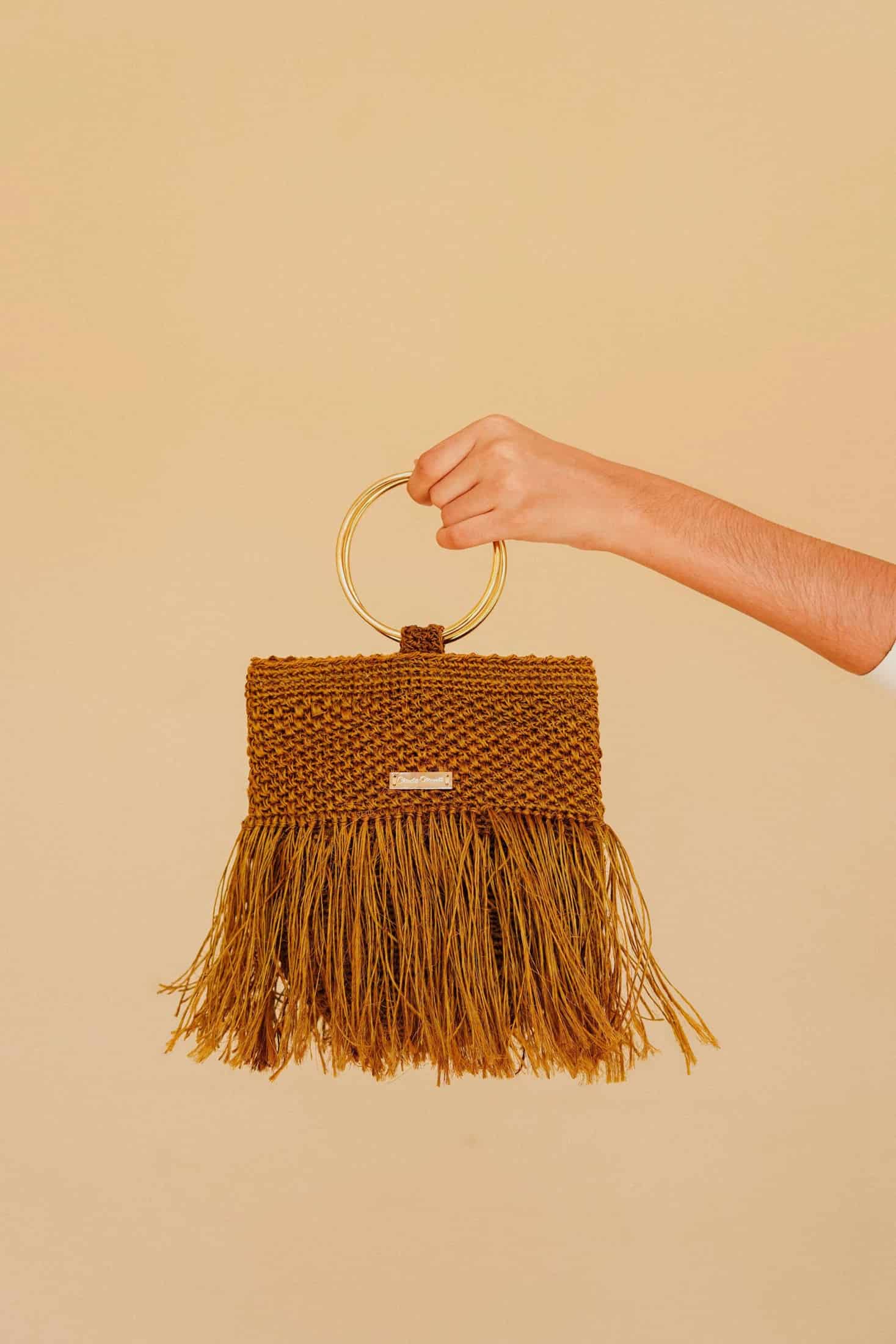Bolso Geranio Punto Arroz – Verde - miniatura 2