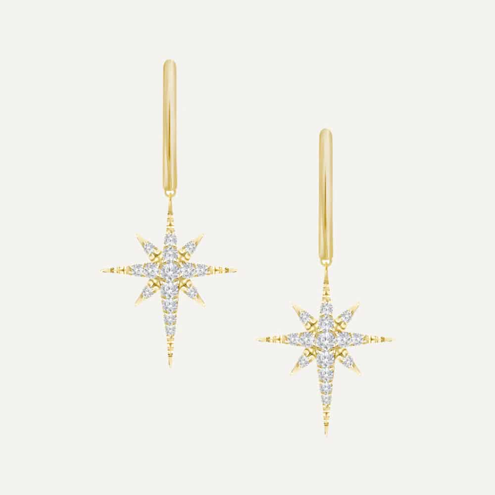 Arete Huggie big star - miniatura 1