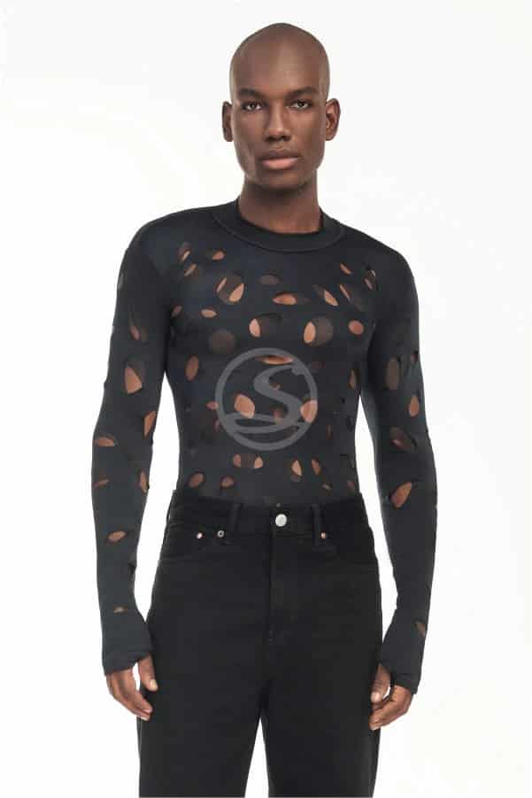 Mesh Holes Negro Santísimas Men Ref. S-632 - miniatura 1