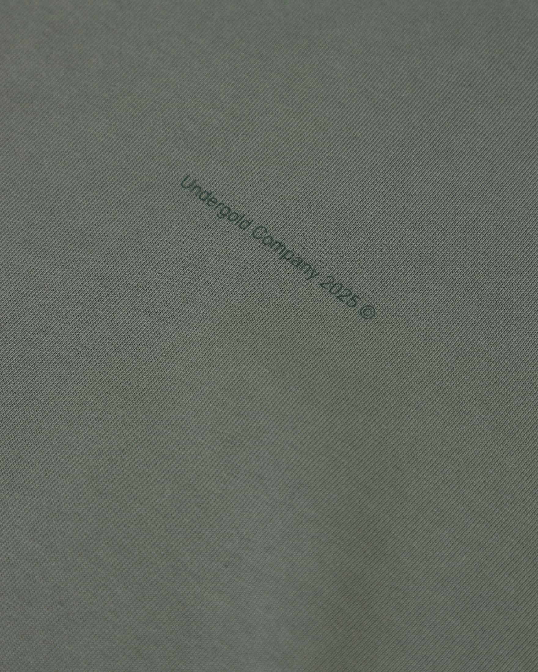 Basics Undergold Company Regular Fit Tshirt Olive Green - miniatura 4