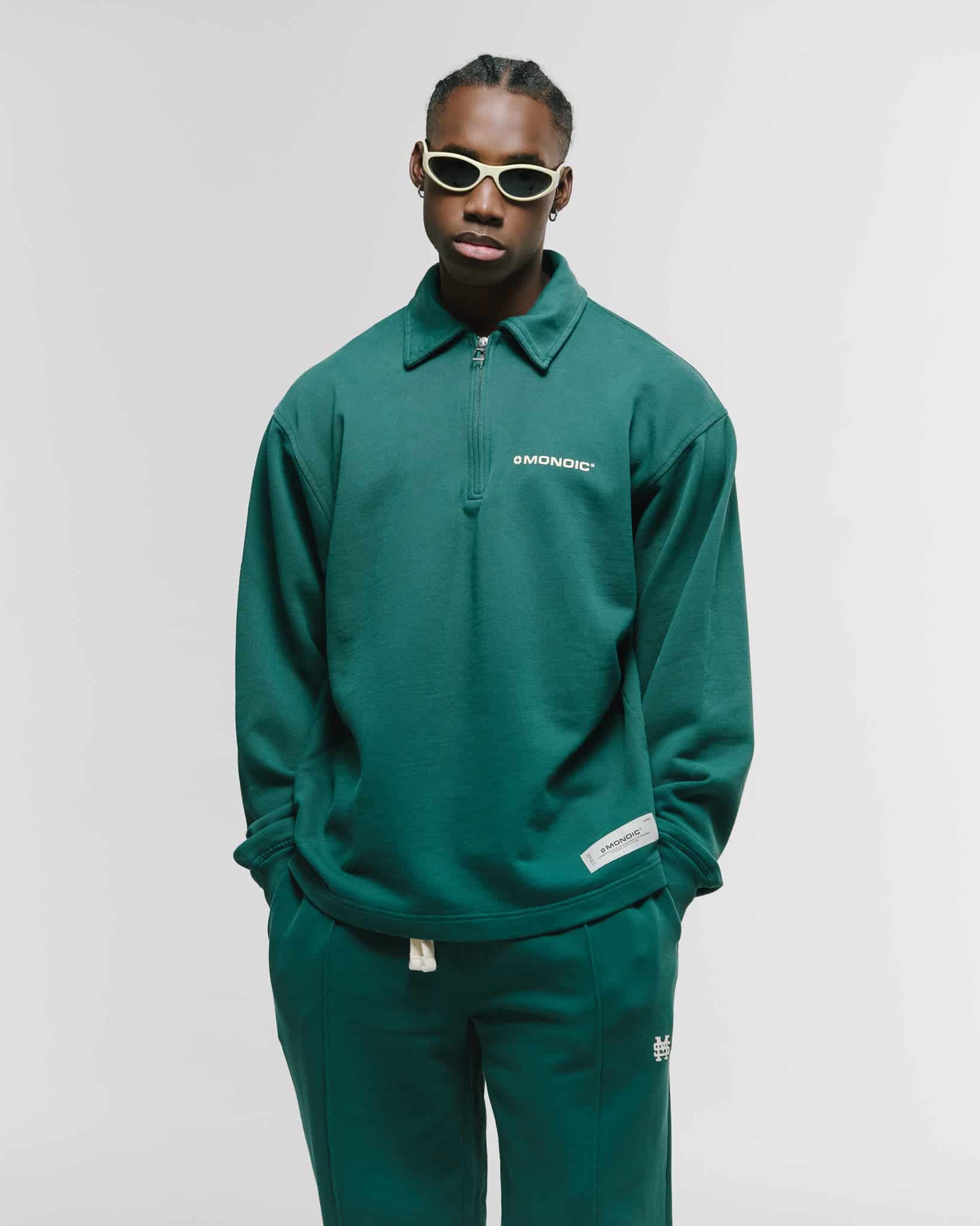 Quarter Zip V4 - Forest Green - miniatura 3