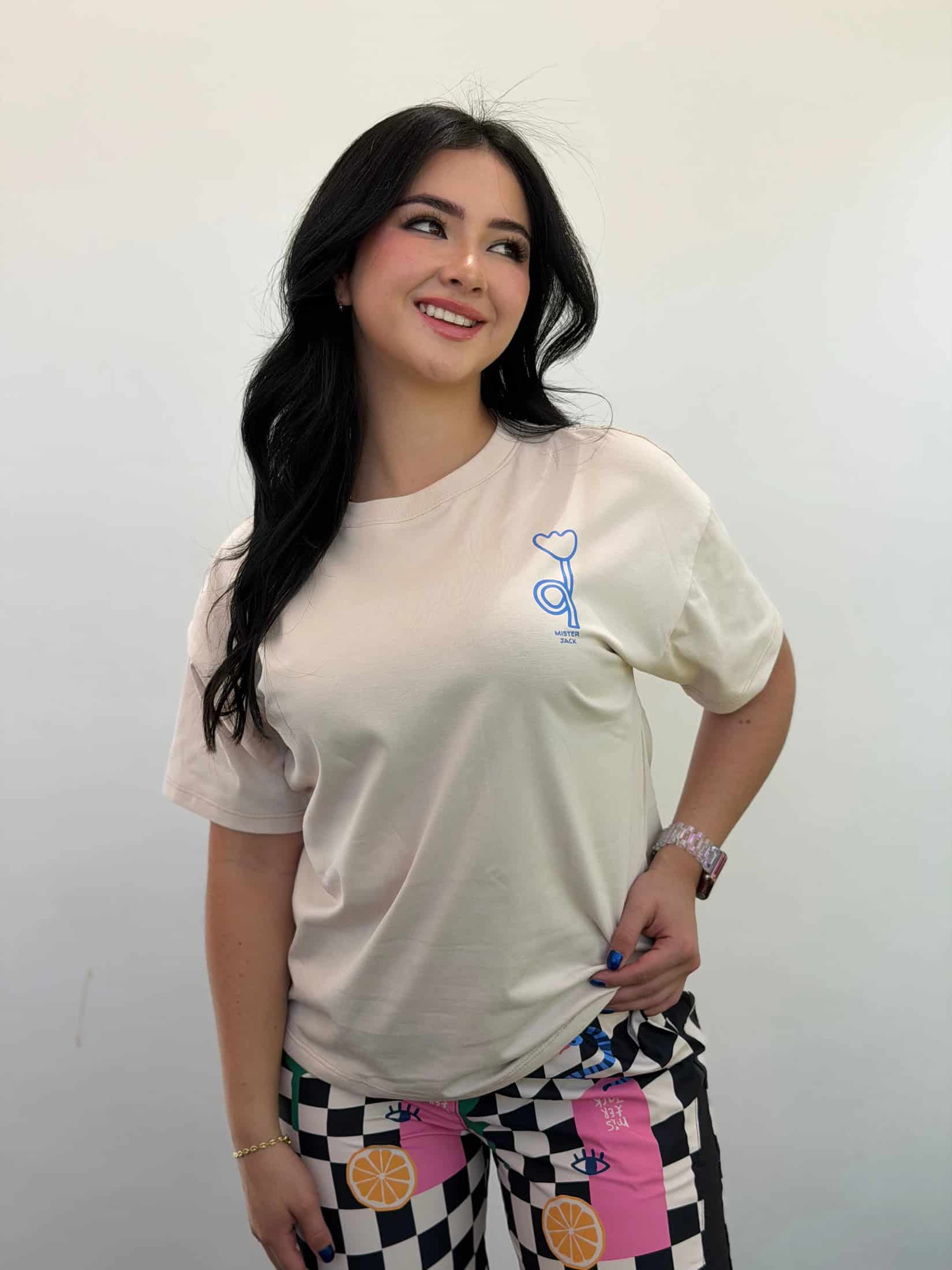 Camiseta Beige Instante - miniatura 2