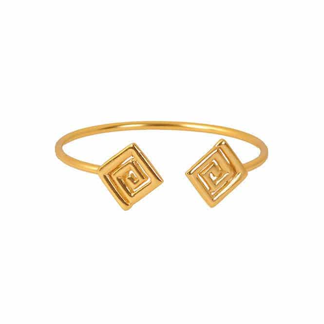 Pulsera de Aro Decoración Típica Calima - miniatura 1