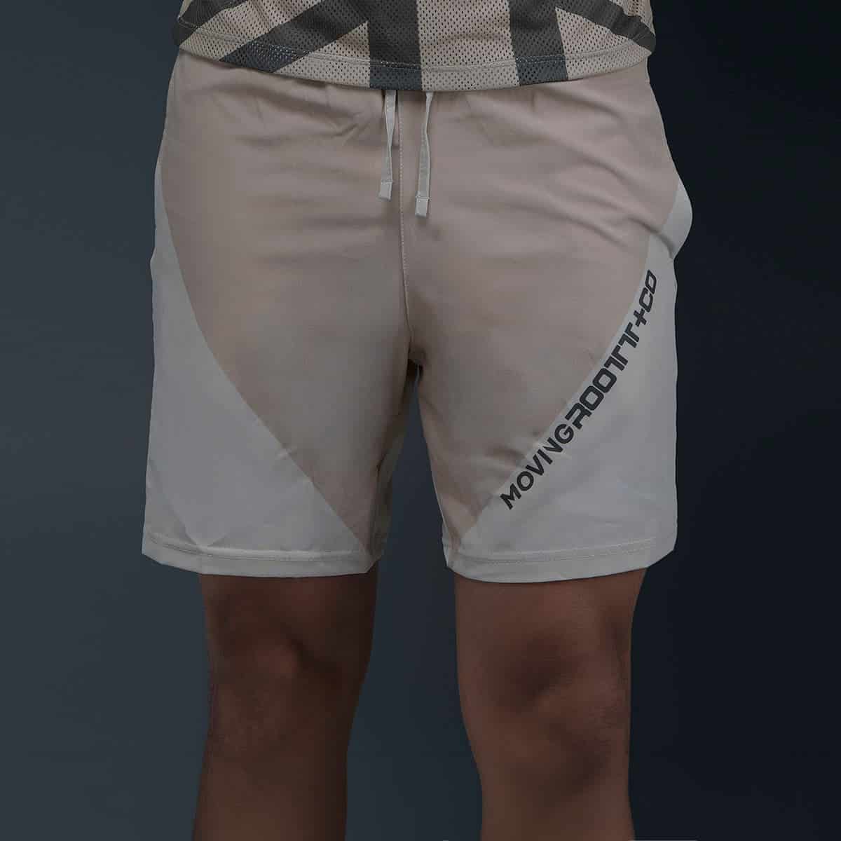 Pantaloneta Deportiva Beige - miniatura 1
