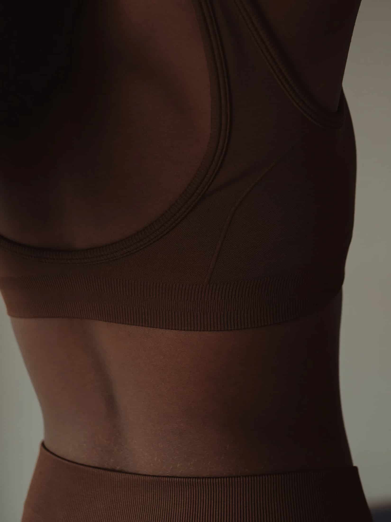 ELEMENTAL FIT SEAMLESS TOP - SEPIA - miniatura 7