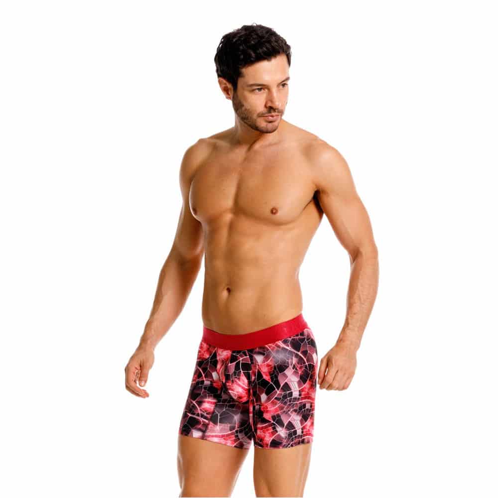 BOXER MEDIO GARNET ROJO - miniatura 5