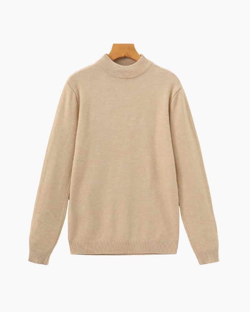 Essential Ribbed Mock Neck Sweater - miniatura 2