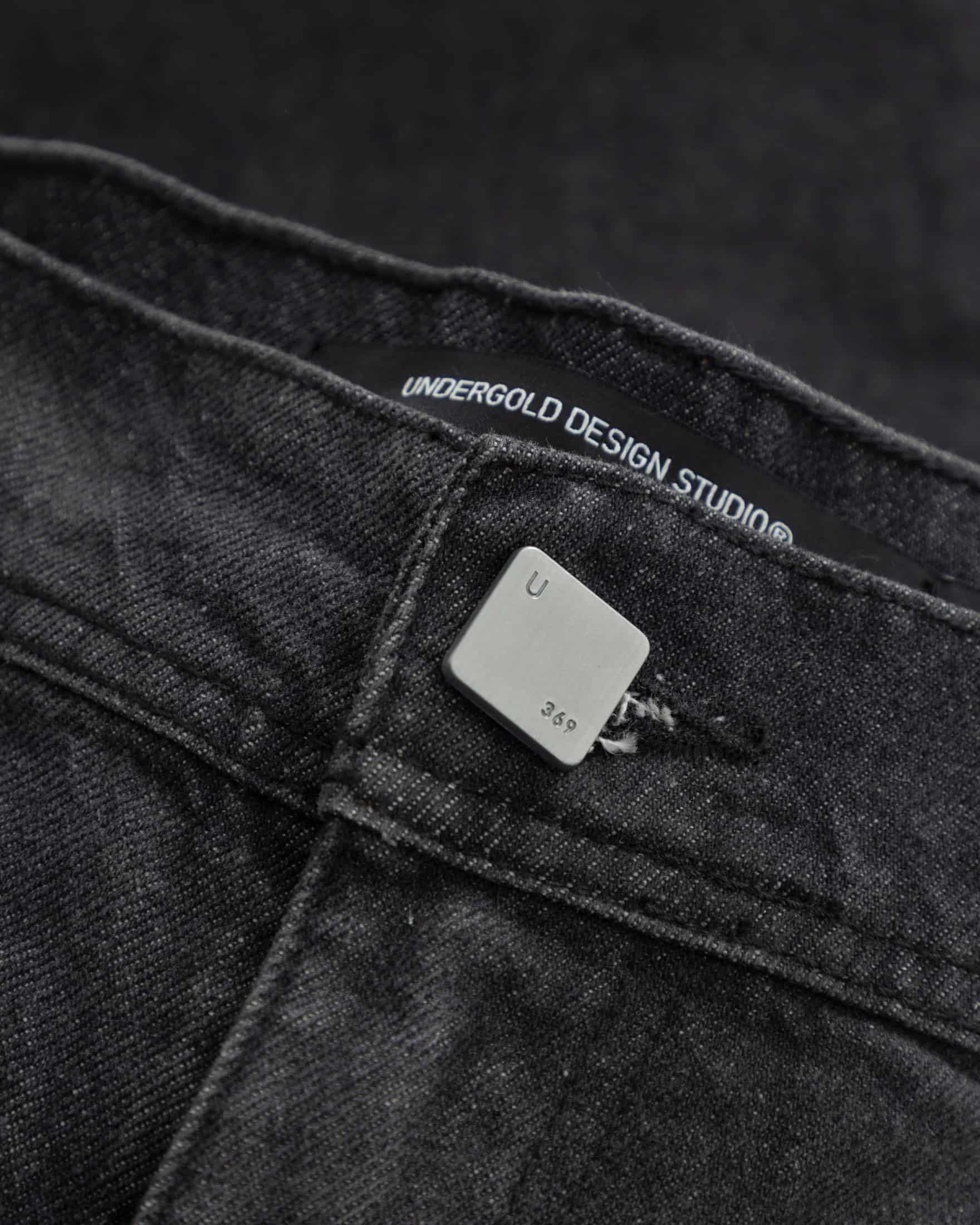 Line Basic Slim fit Fit Jeans Washed Black - miniatura 6