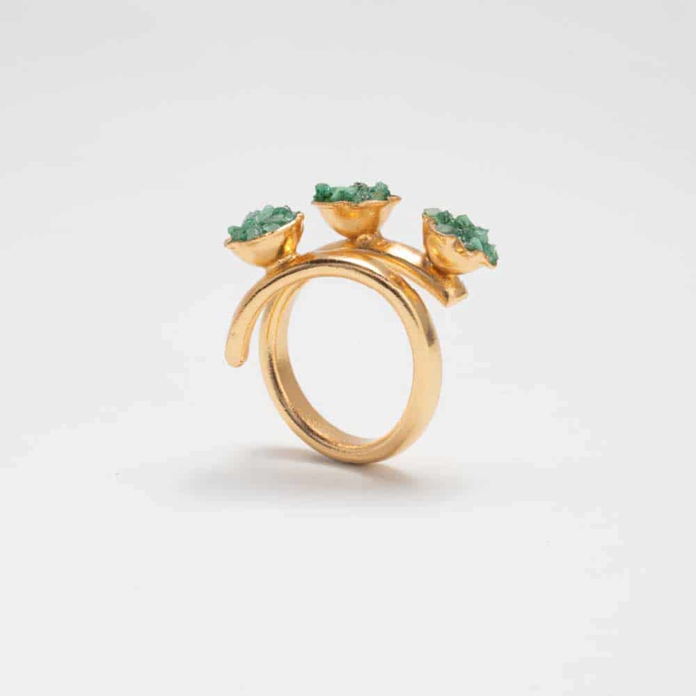 Anillo Alborada Esmeralda - miniatura 3