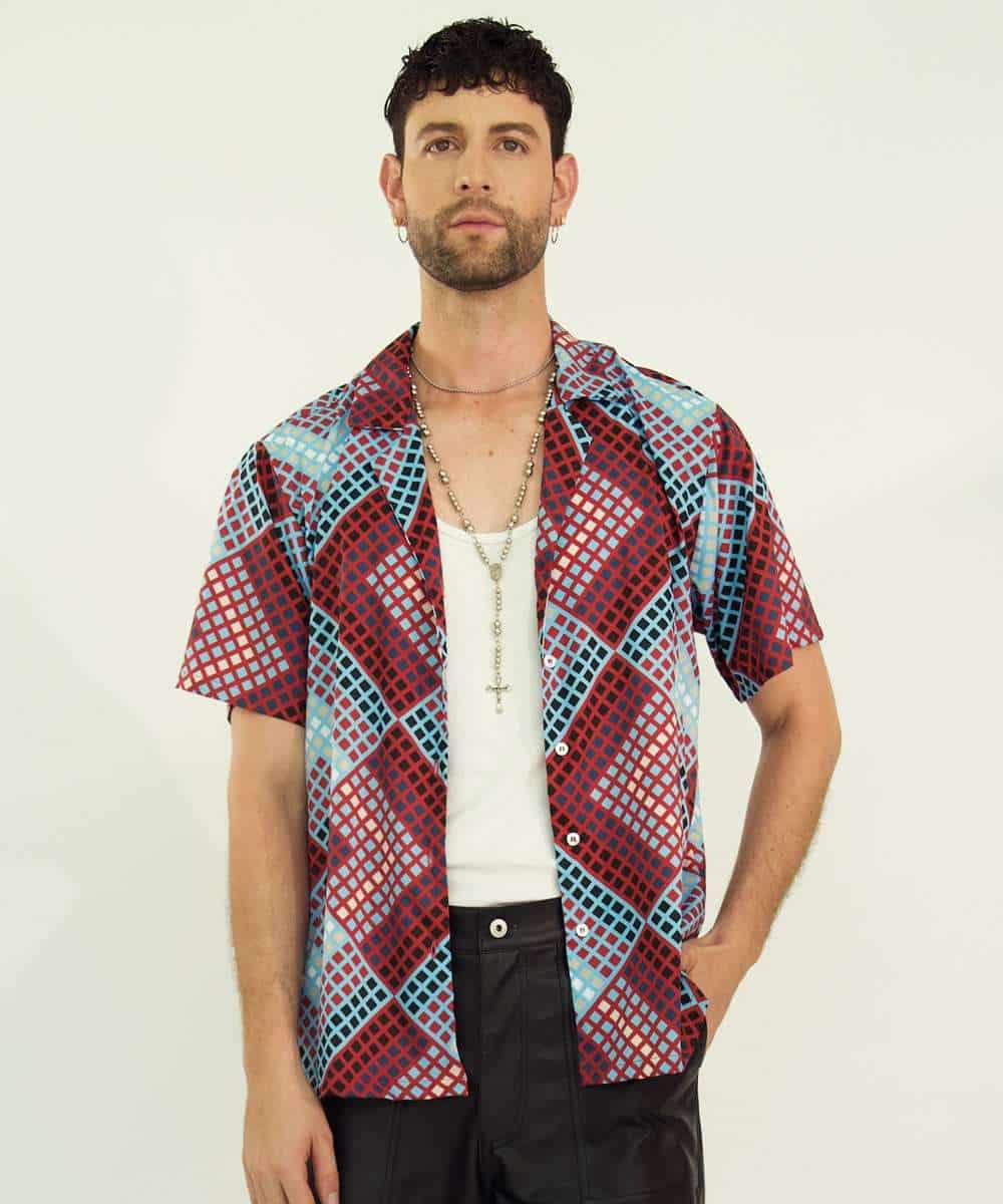 Camp Shirt in Blueprint - miniatura 1