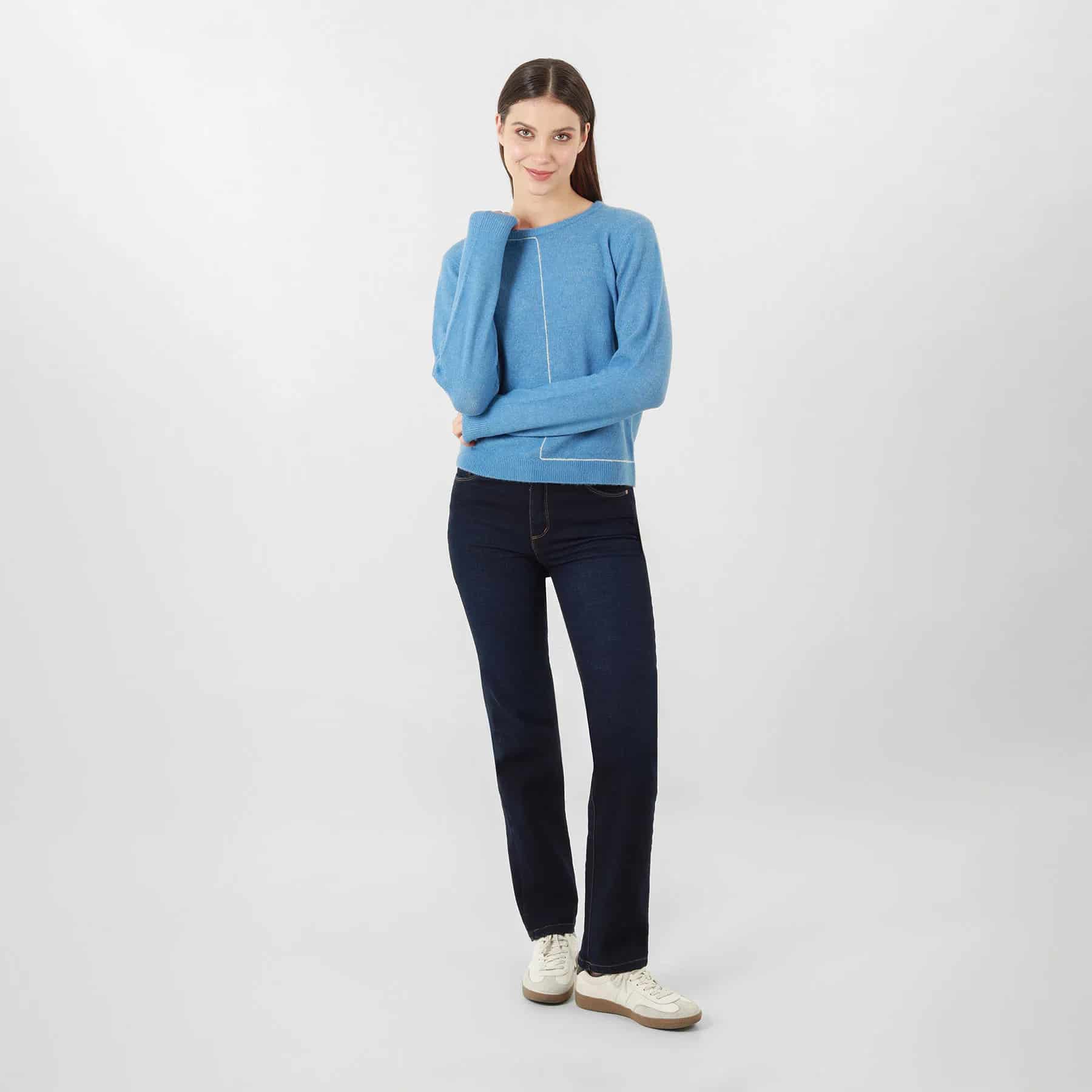 Sweater Cuello Redondo Manga Larga - miniatura 6