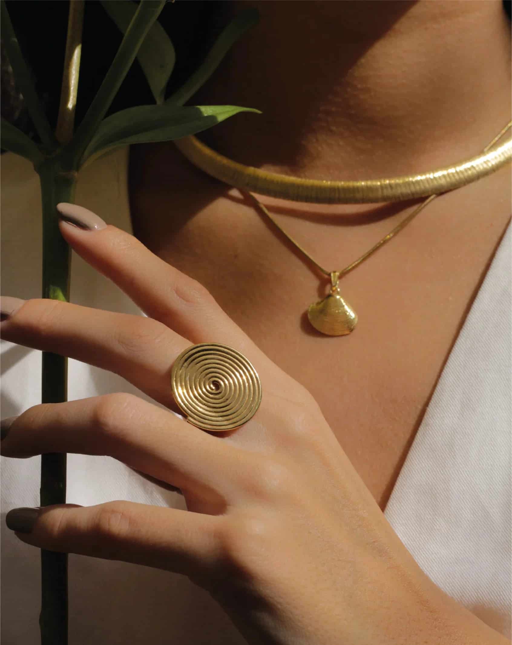 SPIRAL GOLDEN RING - miniatura 1