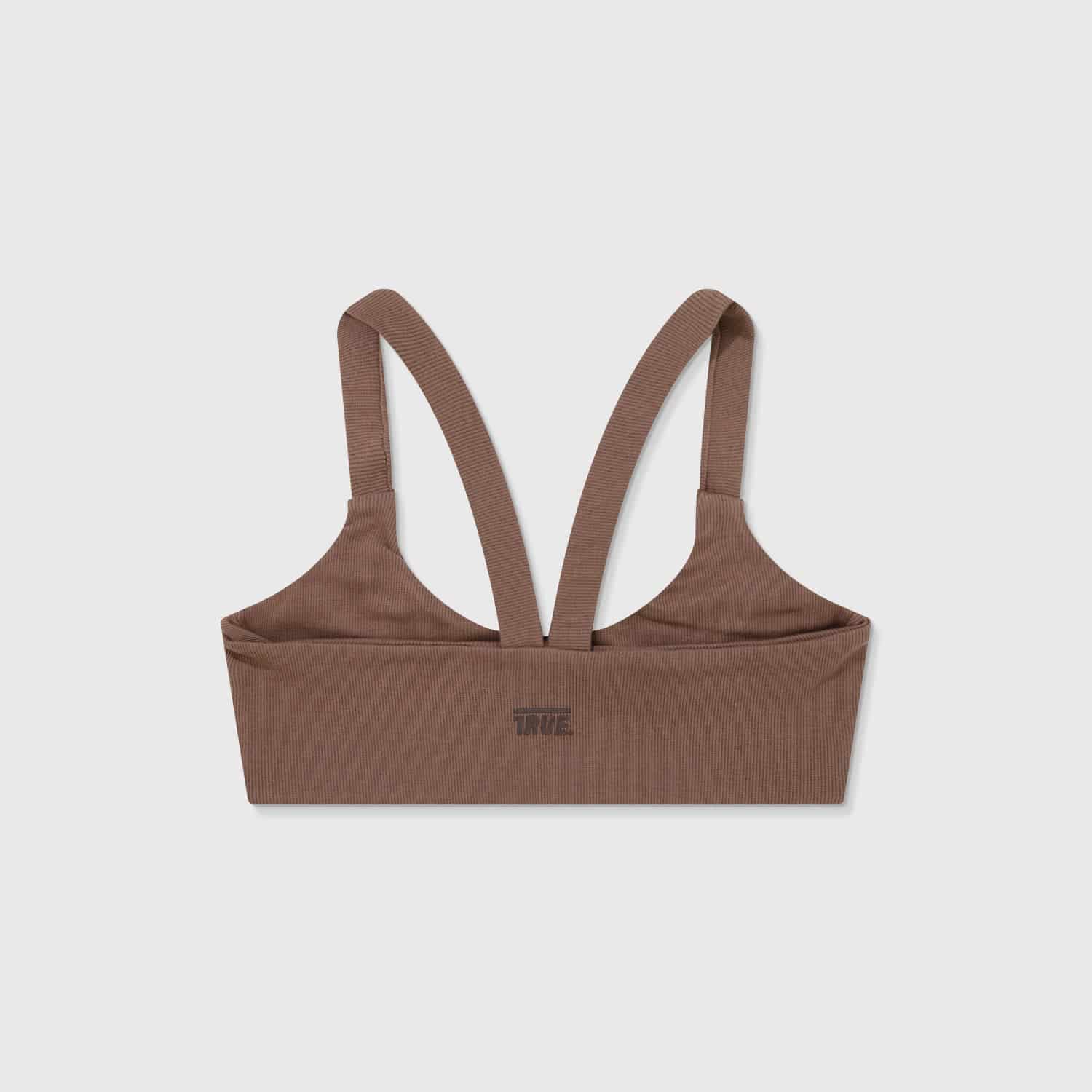 Ribbed Airlift Top - Brown - miniatura 3