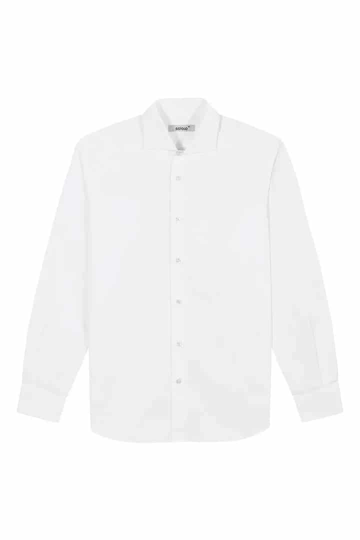men’s cotton shirt white rx slim - miniatura 13
