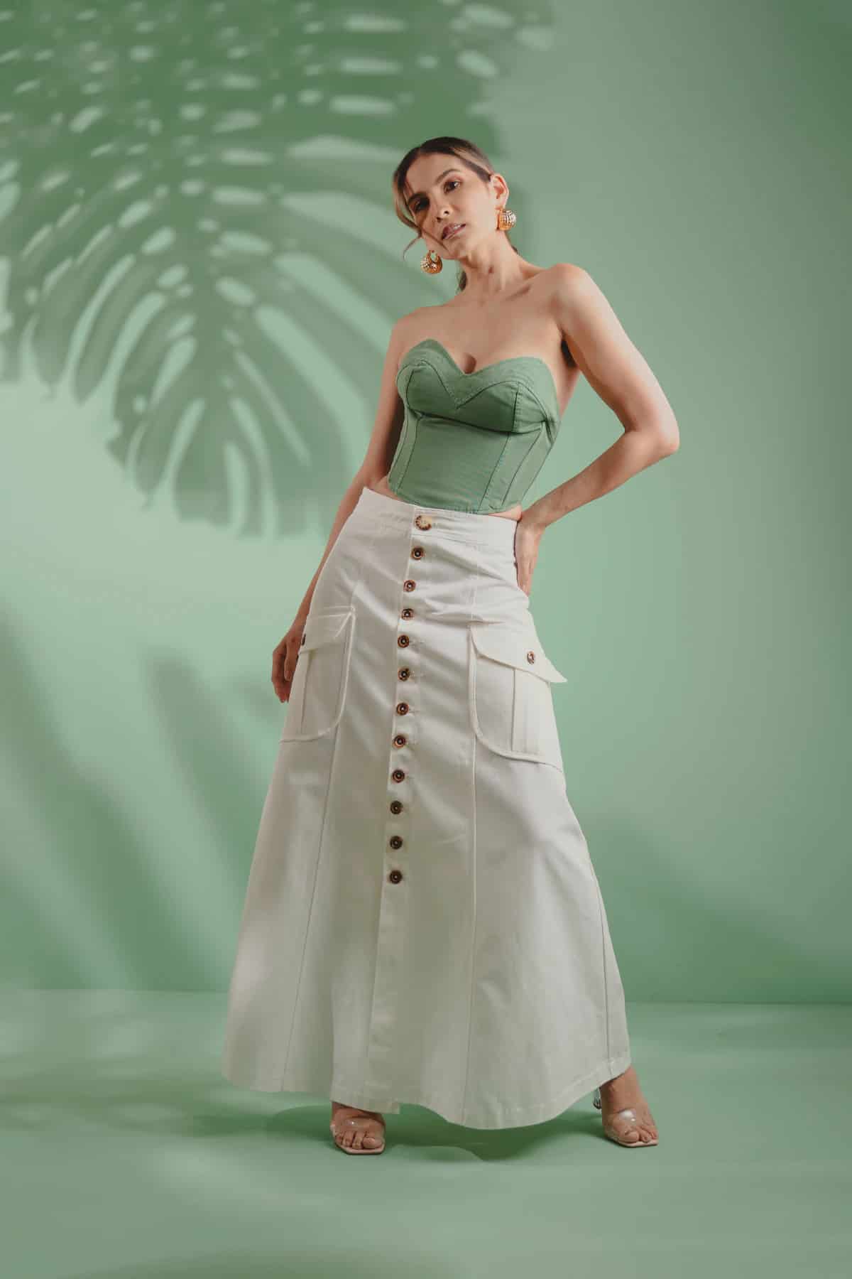 RF10A – Iconic Denim Skirt - miniatura 4