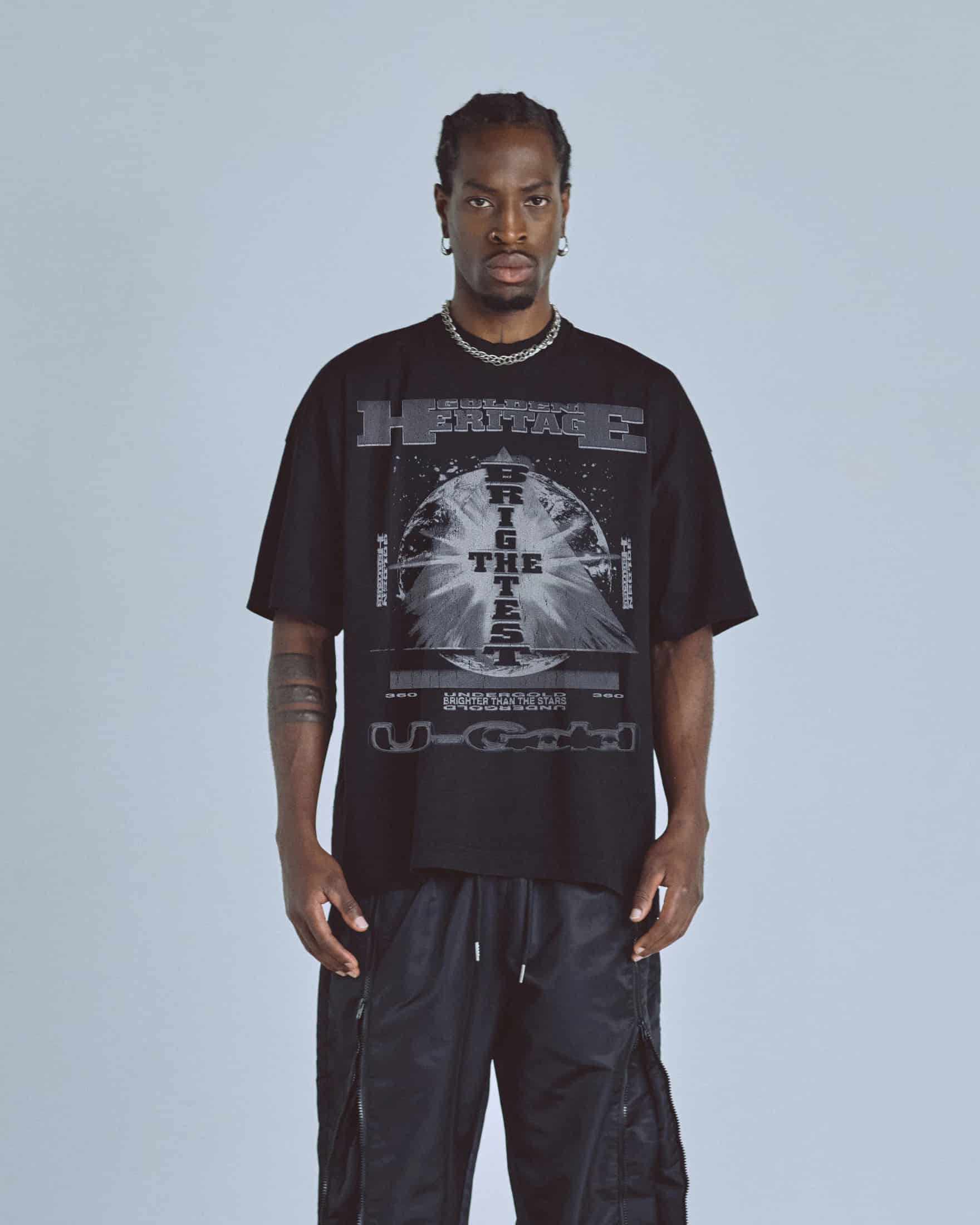Golden Heritage Starlume Tshirt Black - miniatura 2