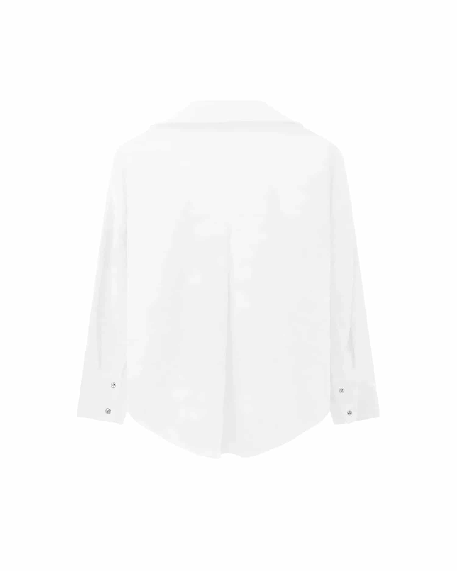 Camisa Clasica Pana Blanca - miniatura 5
