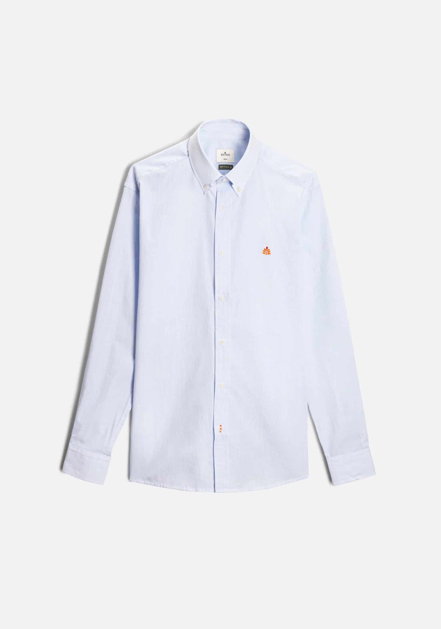 Camisa H CBD Rayas L-Nar Azul-Blanco - miniatura 1