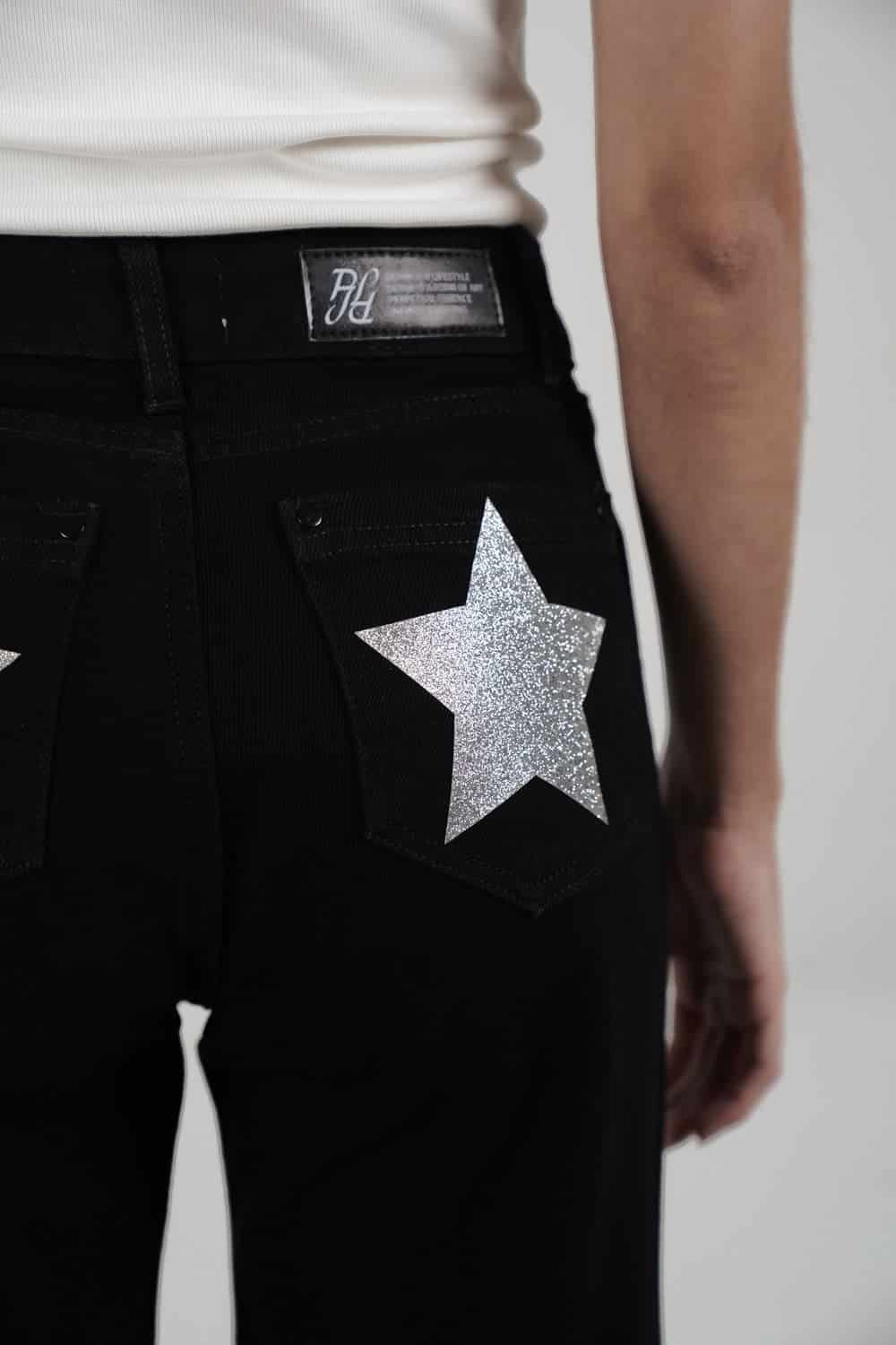 Double Black Star Jeans (Silver) - miniatura 7