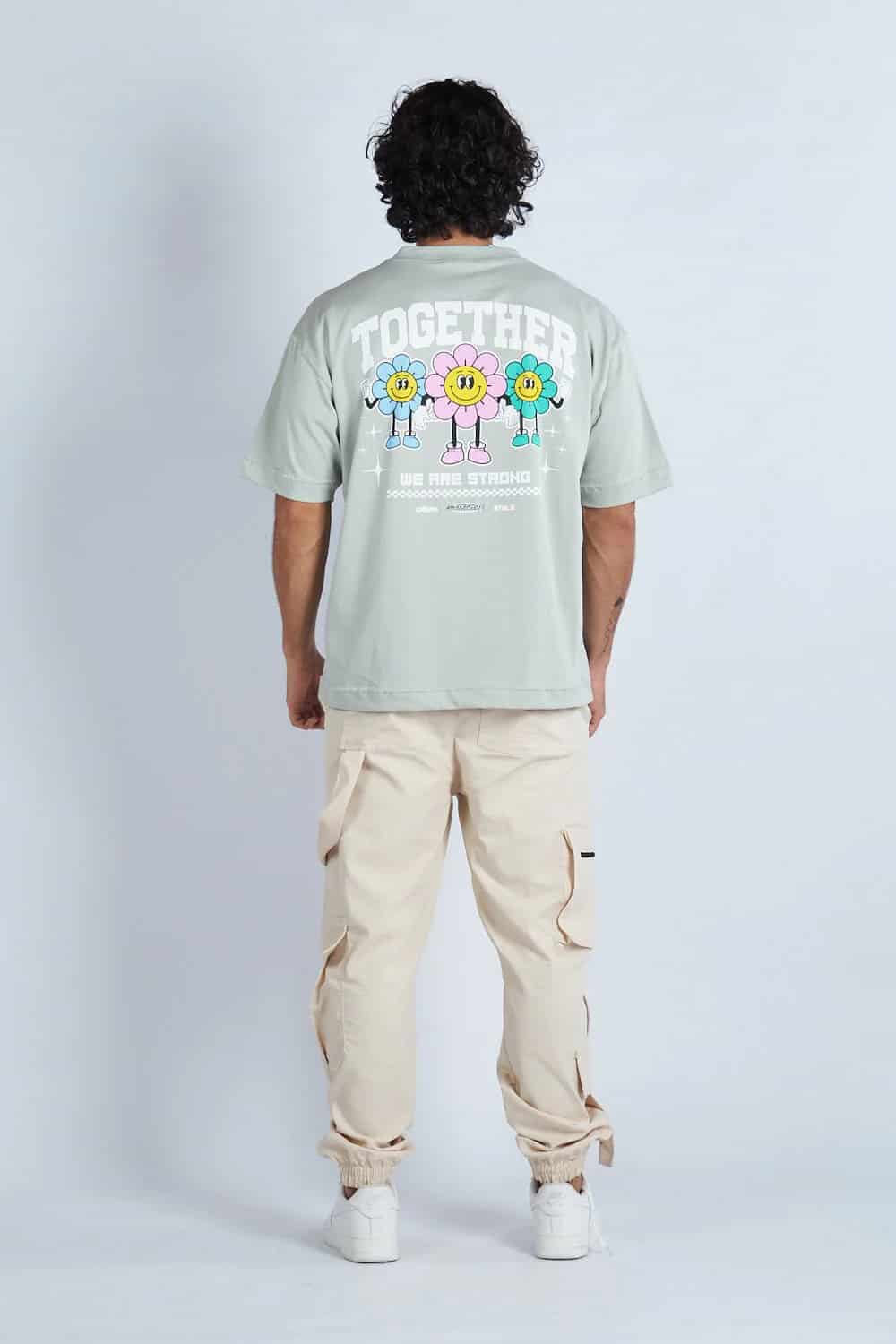 Camiseta oversize estampado Together Gris V | DROP 03 | - miniatura 13