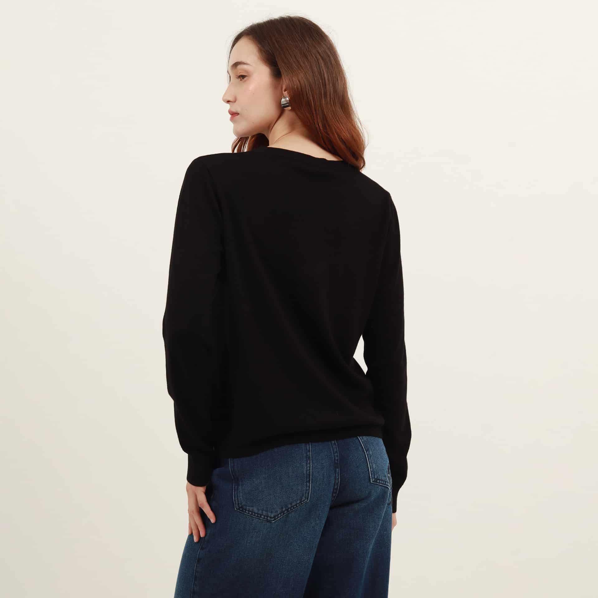 Sweater cardigan con botones manga larga - miniatura 18