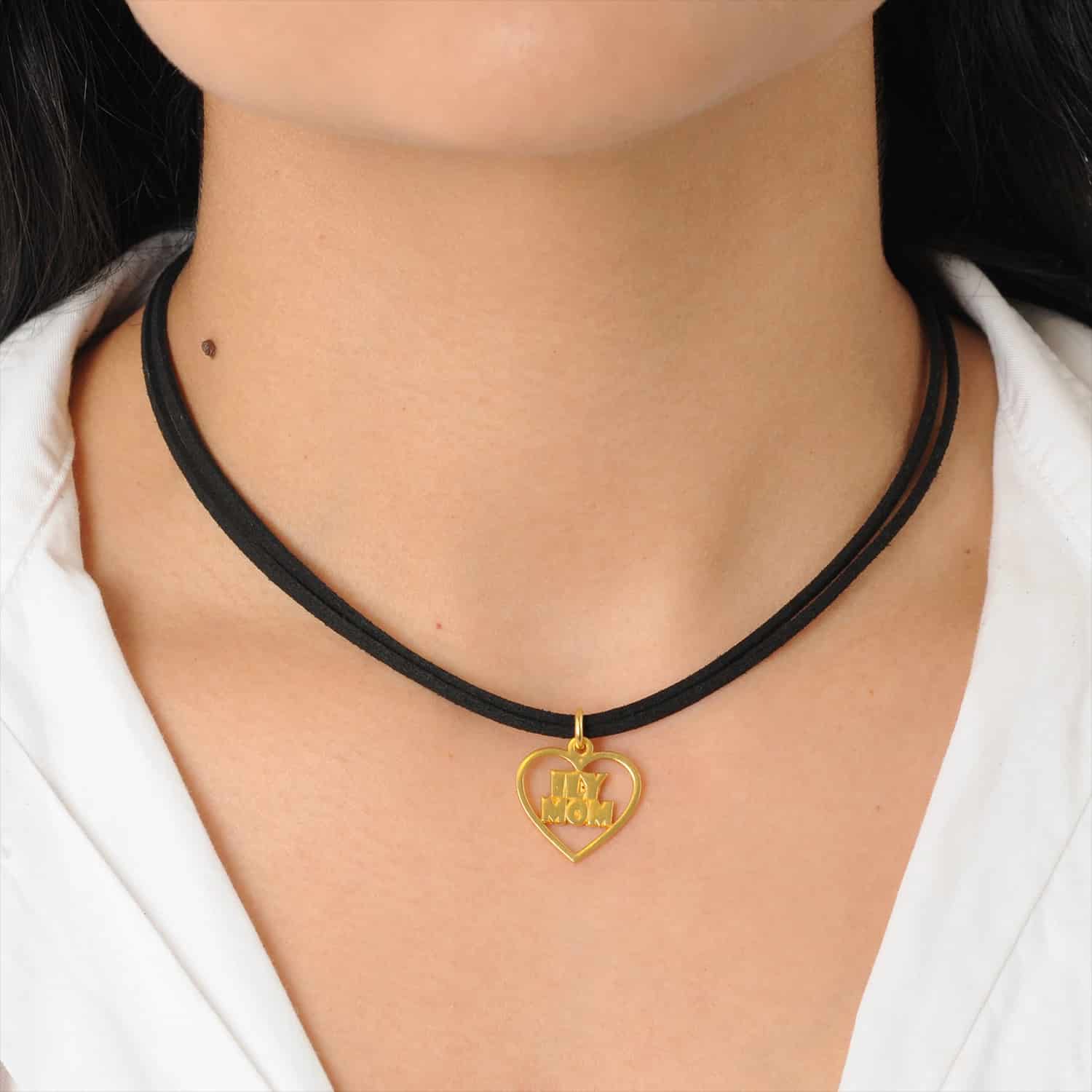 Collar cuero ILY mom - miniatura 2