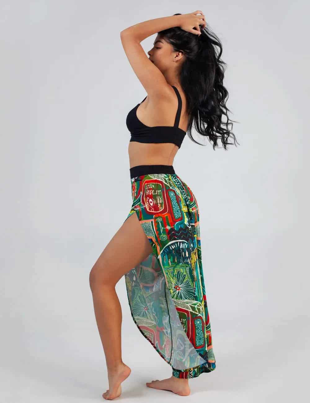 Pantalón Tulipán Yagé multicolor Mujer - miniatura 1