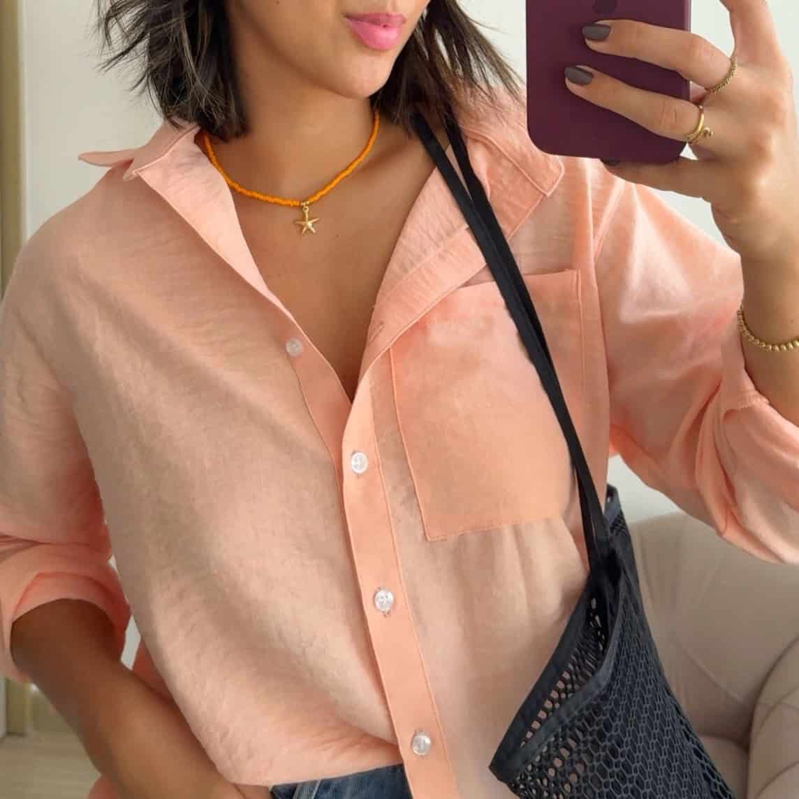 Camisera Playita Naranja - miniatura 2