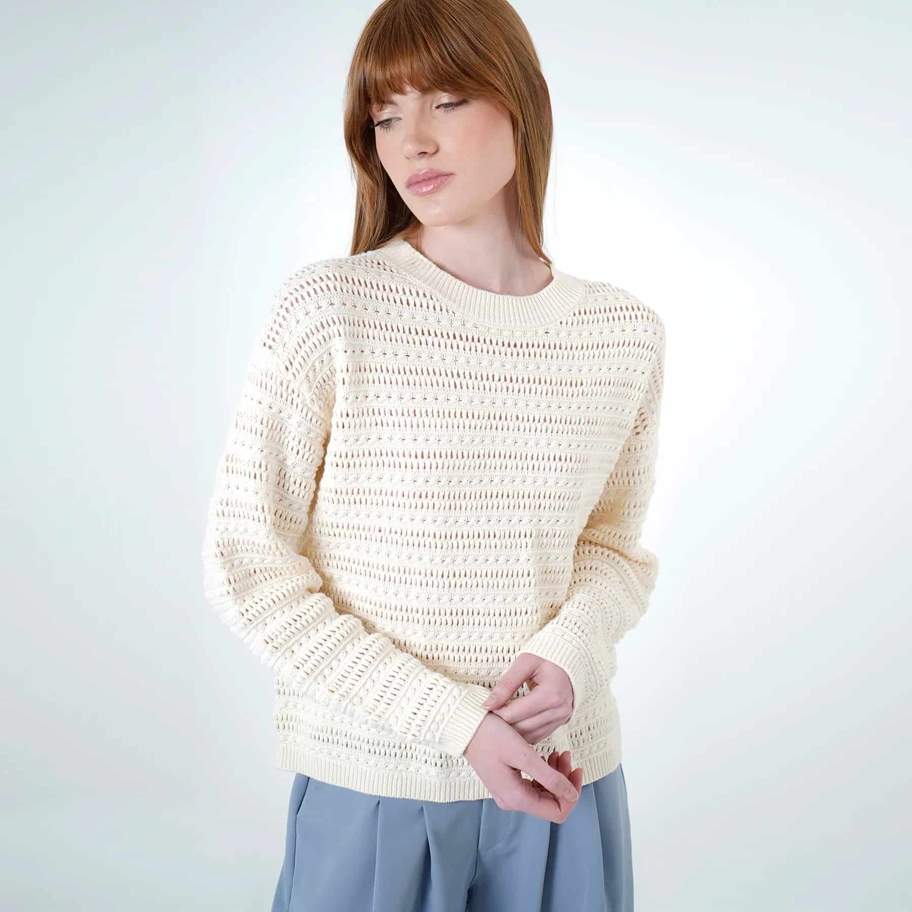Sweater Cuello Redondo Manga Larga - miniatura 5