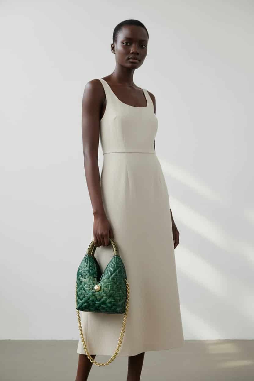 CARLY BAG LEATHER GREEN - miniatura 4