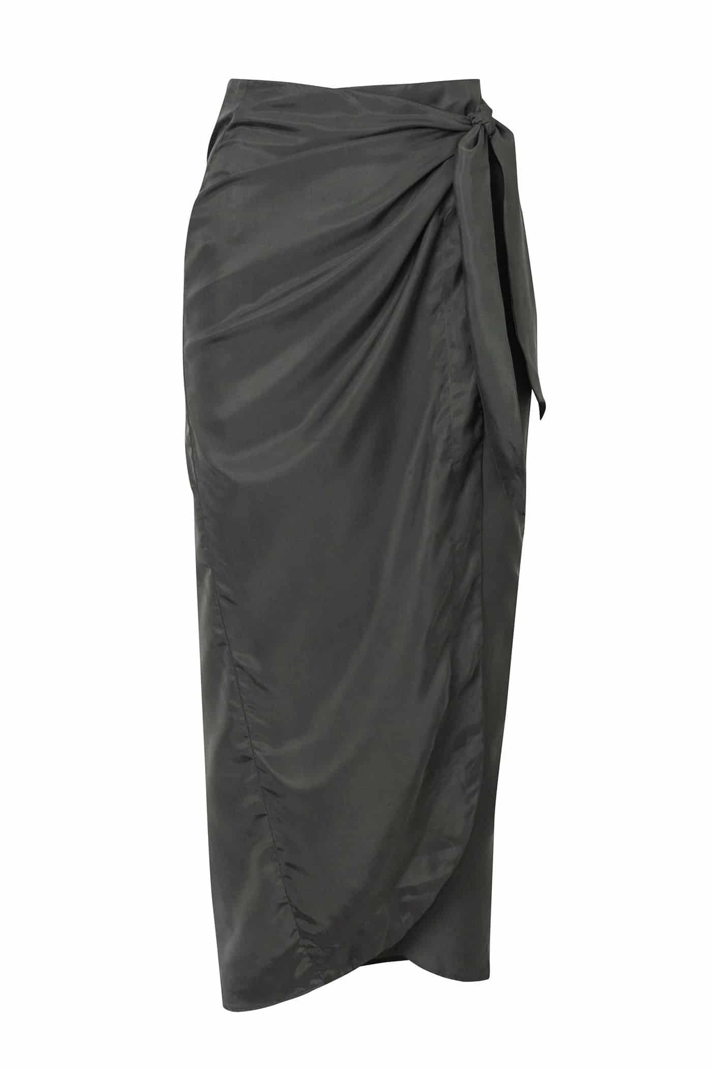 The Cupro Wrap Skirt - miniatura 3