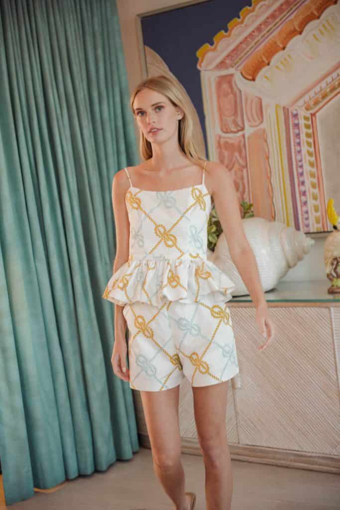 Camille Peplum Top - miniatura 5