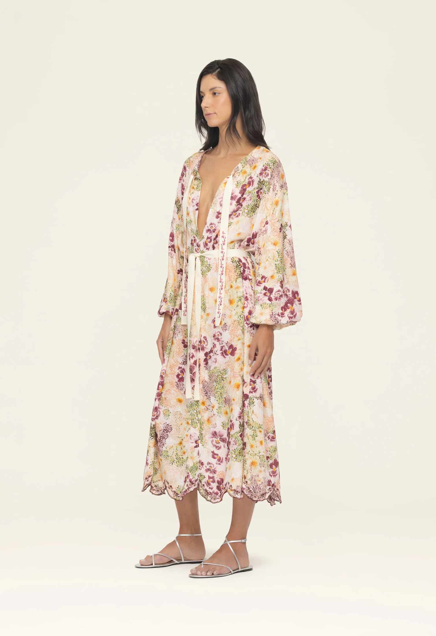 Zircón Florecer Kaftan - miniatura 3