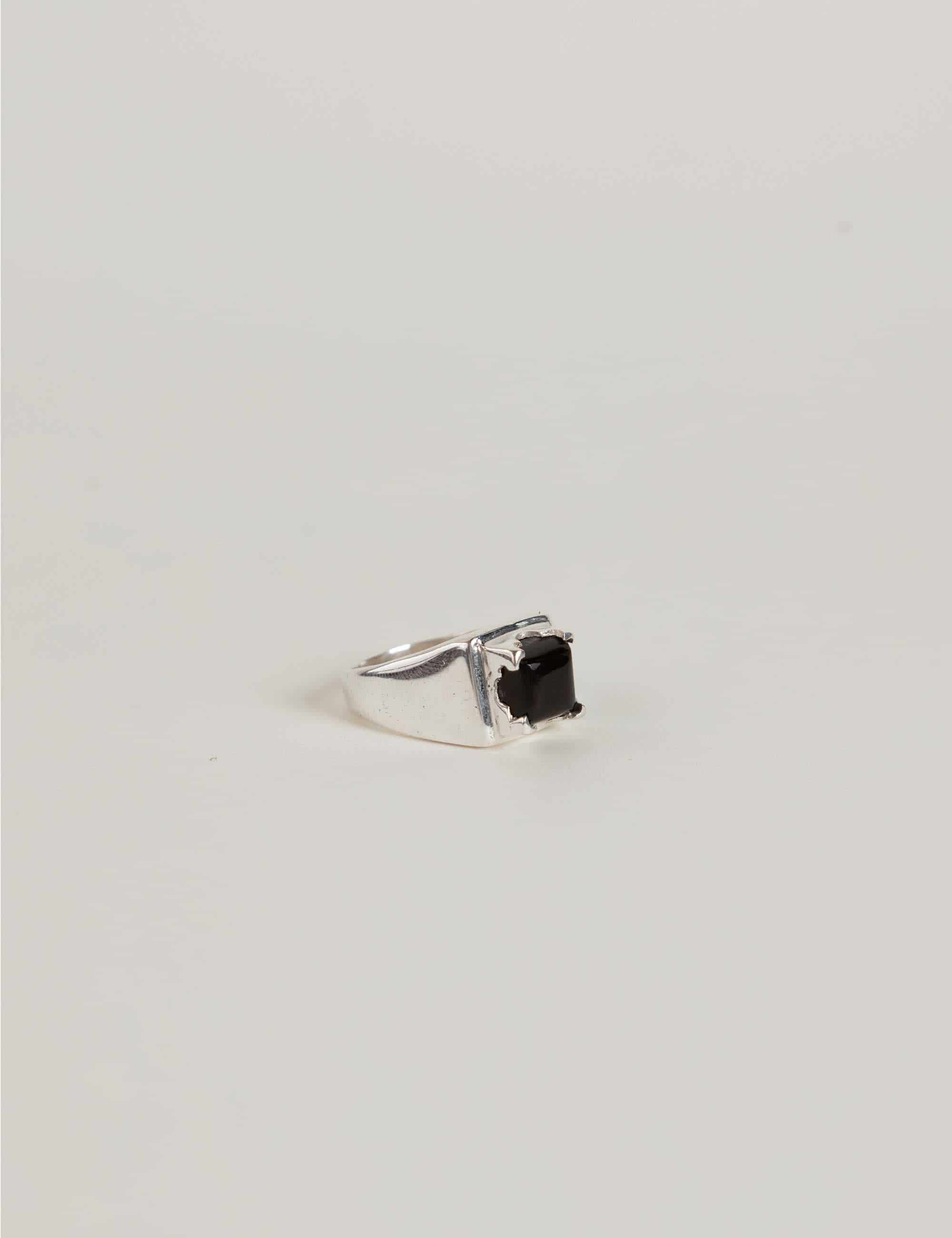 Anillo Punto Cadeneta Ónix - miniatura 3