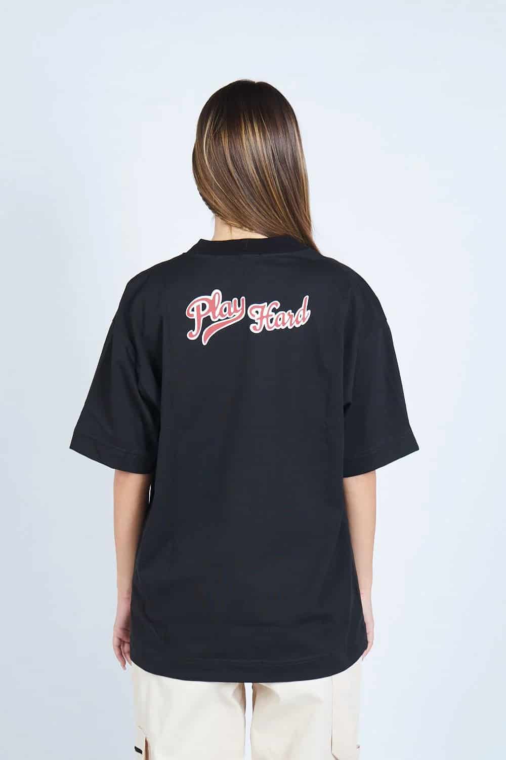 Camiseta oversize PLAY HARD NEGRO | DROP 03 | - miniatura 4