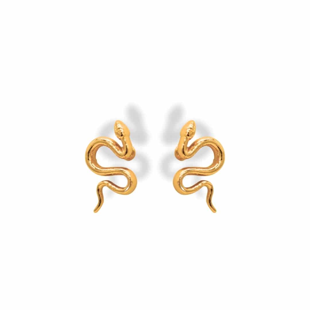Aretes de serpiente grande - miniatura 2