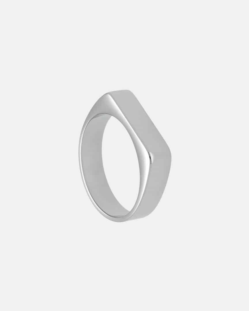 Anillo Slim Plateado - miniatura 1