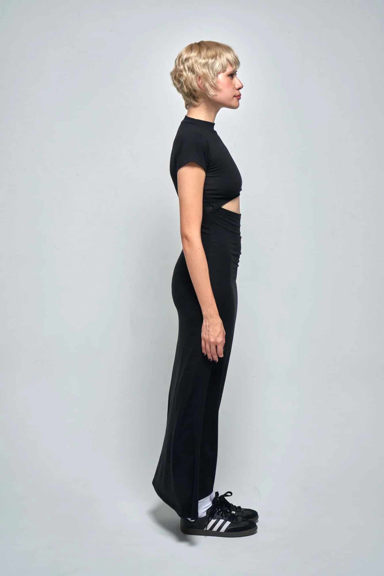 AURORA BLACK DRESS - miniatura 16