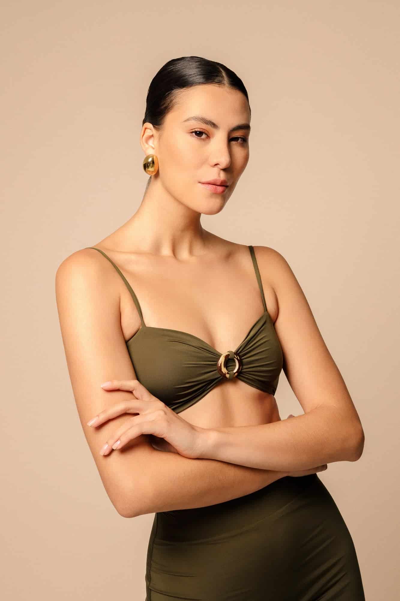 AMPARO TOP / Verde Oliva - miniatura 2