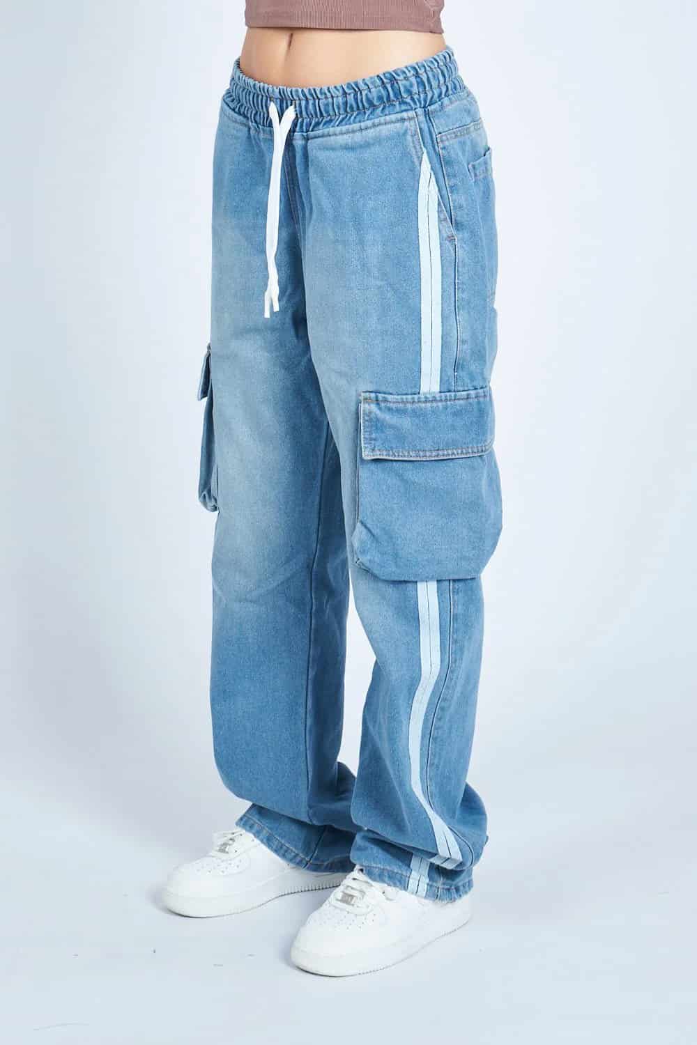 Pantalon cargo DENIM con hiladilla | DROP 03 | - miniatura 5