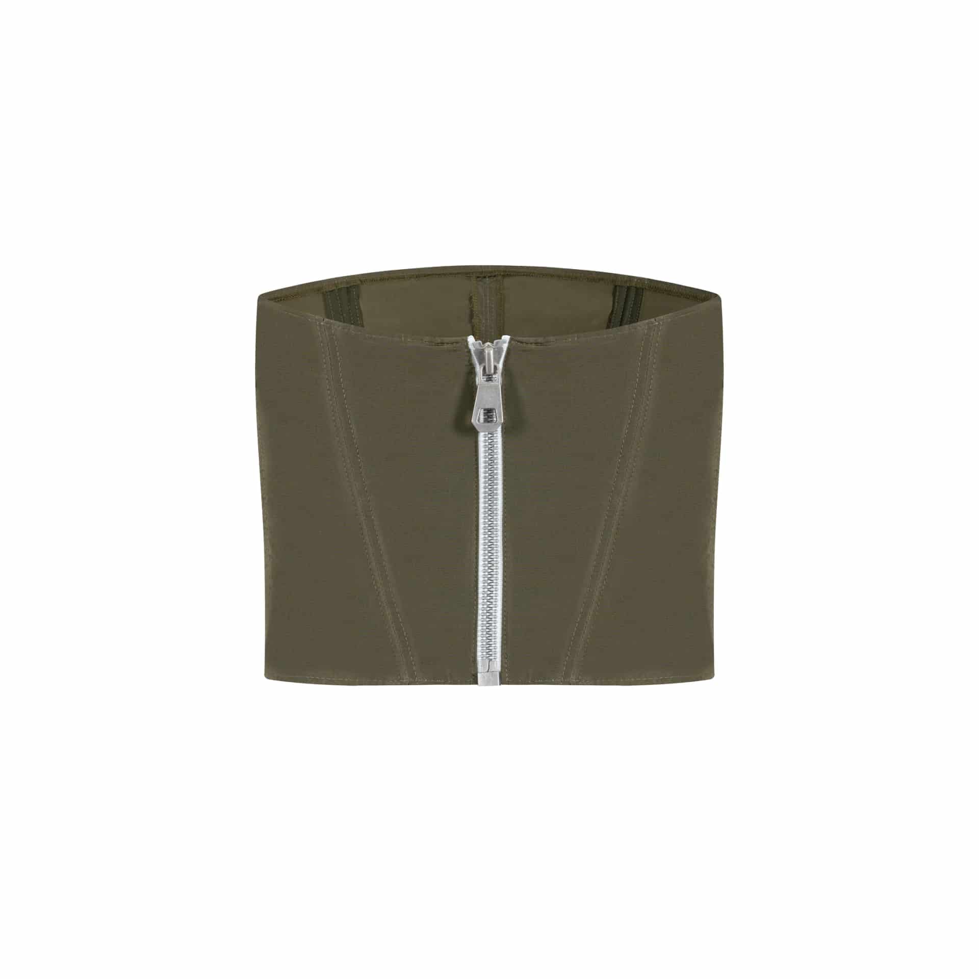 TAFFETA CORSET TOP - miniatura 6