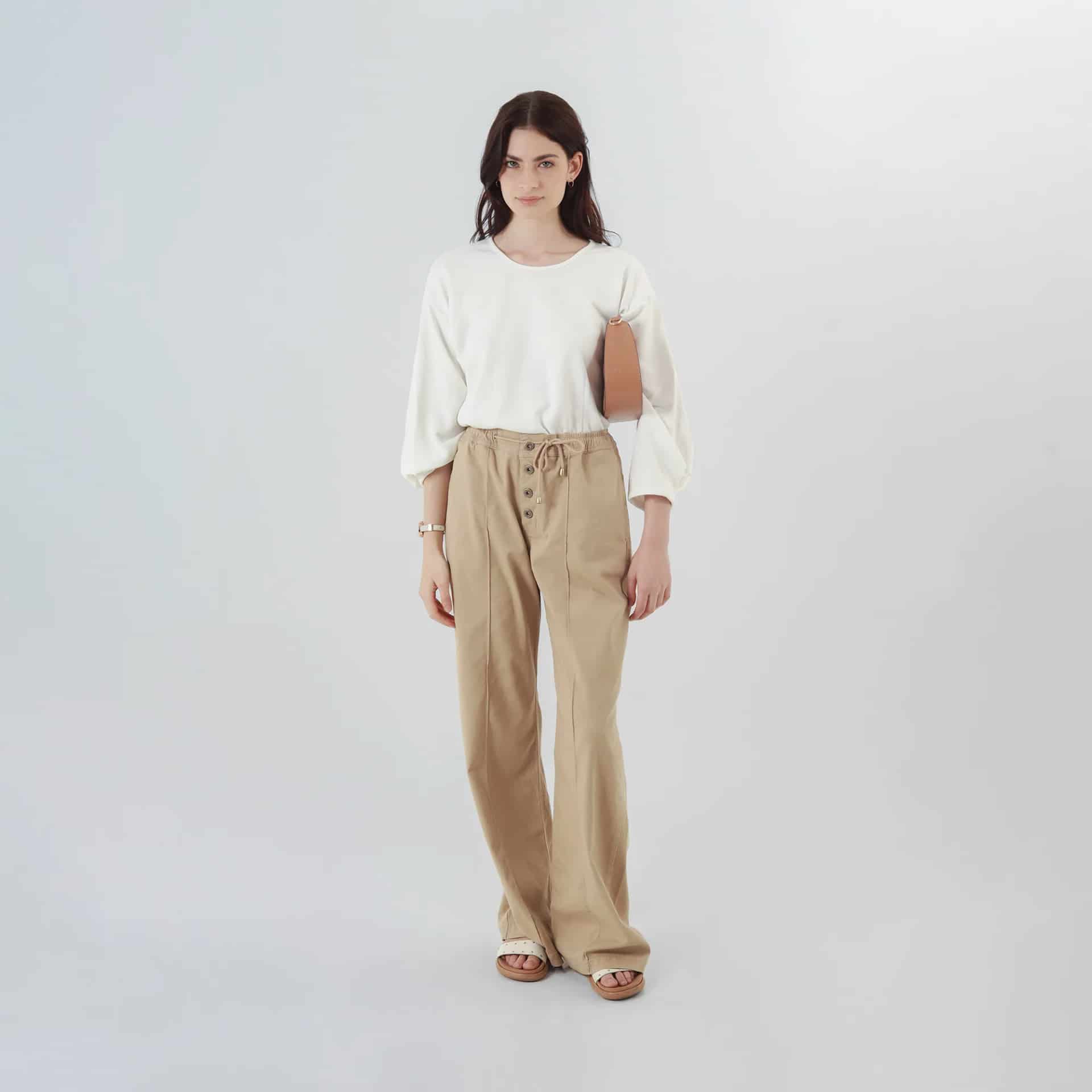 Pantalon Tiro Alto Bota Recta - miniatura 1