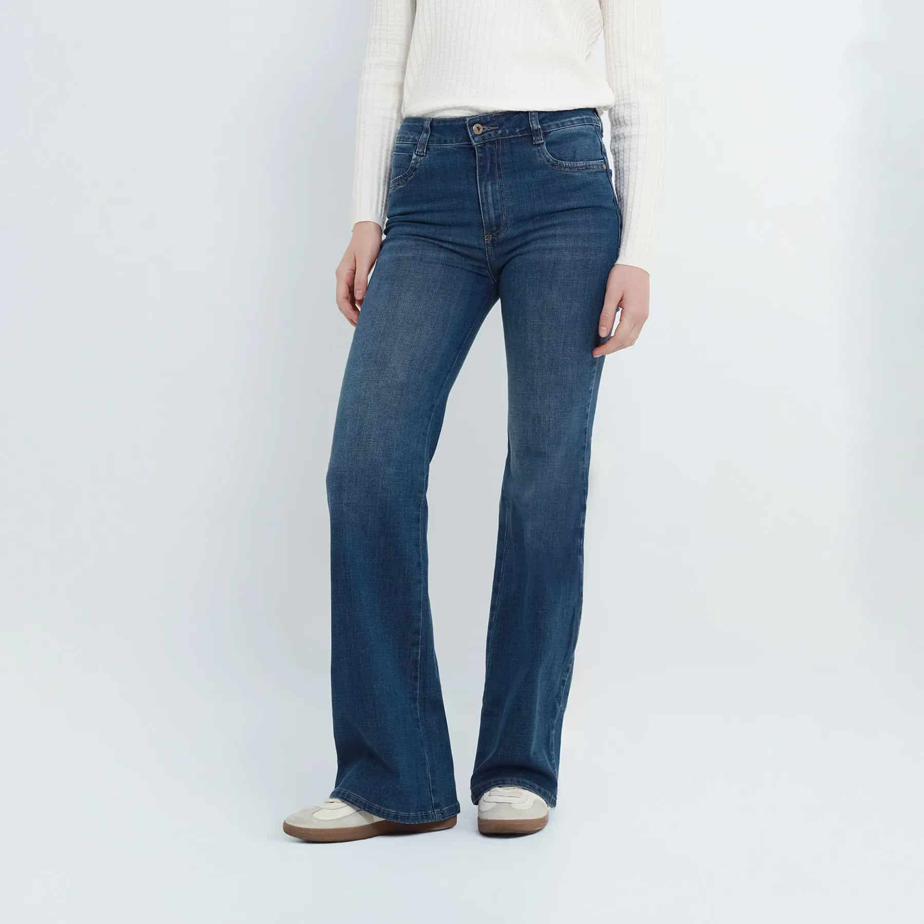 Jean Tiro Alto Bota Flare - miniatura 3
