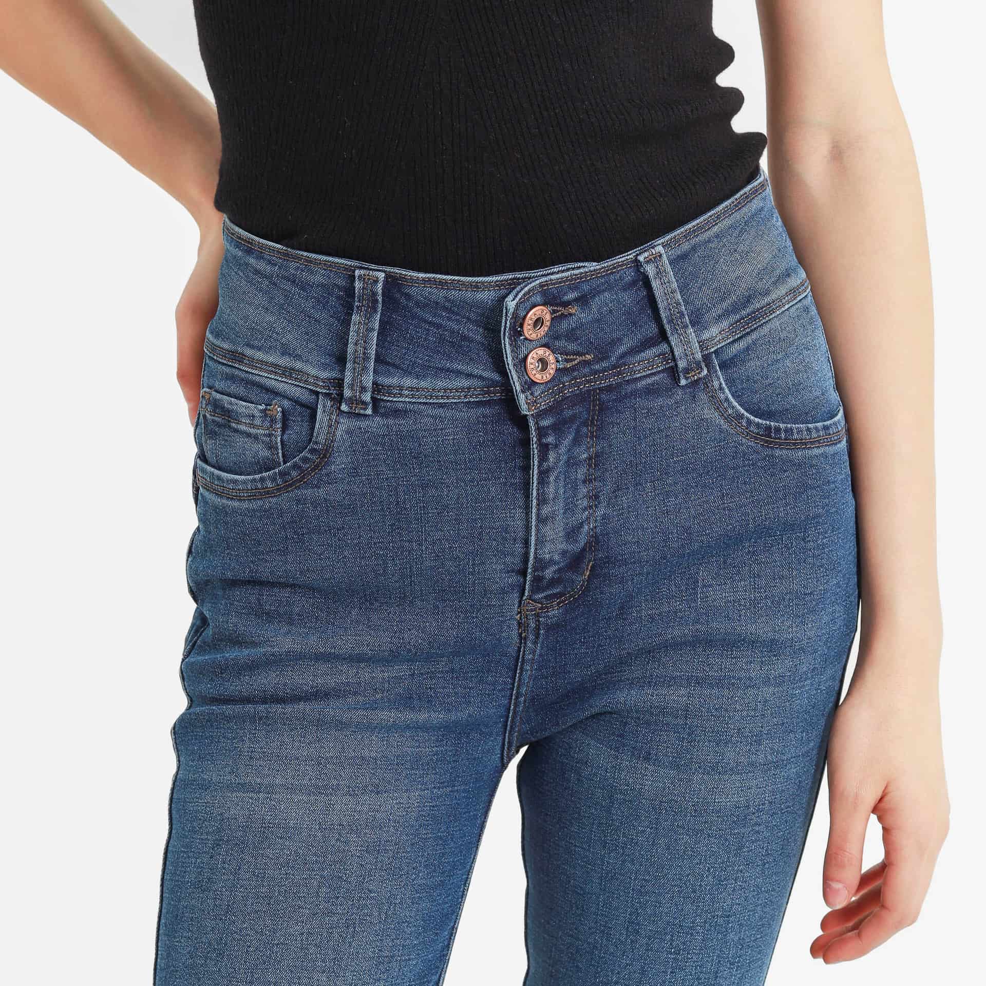 Jean Tiro Alto Bota Skinny - miniatura 2