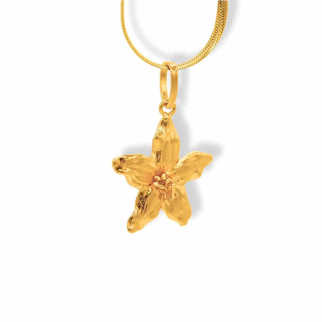 Cadena con flor de jazmín - miniatura 2