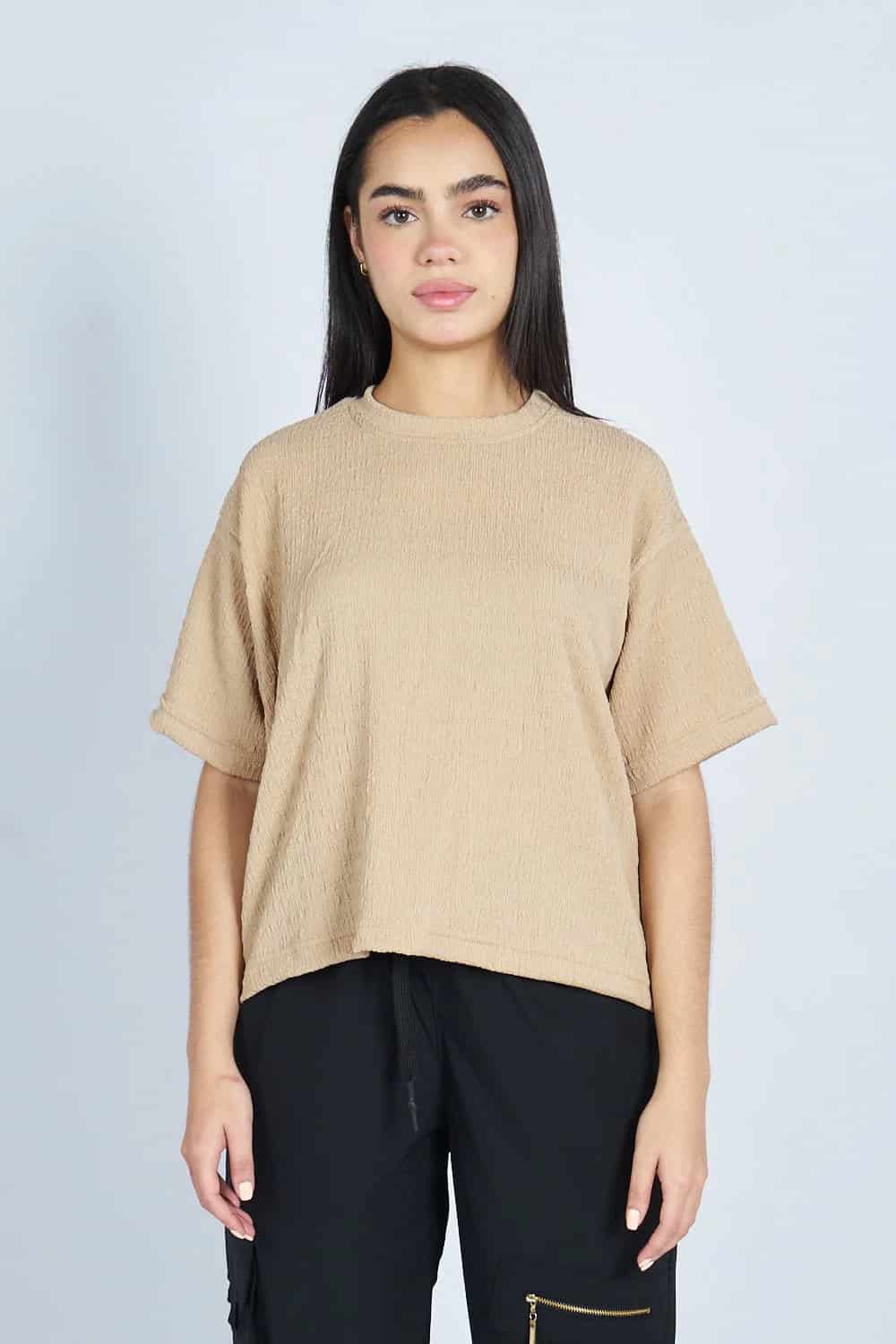 Camiseta oversize textura ARENA | Drop 03 | - miniatura 6