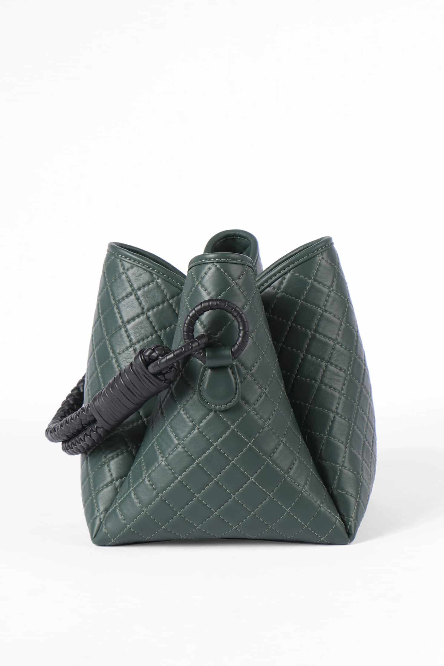 Tulip Bucket Bag, Green & Black - miniatura 3