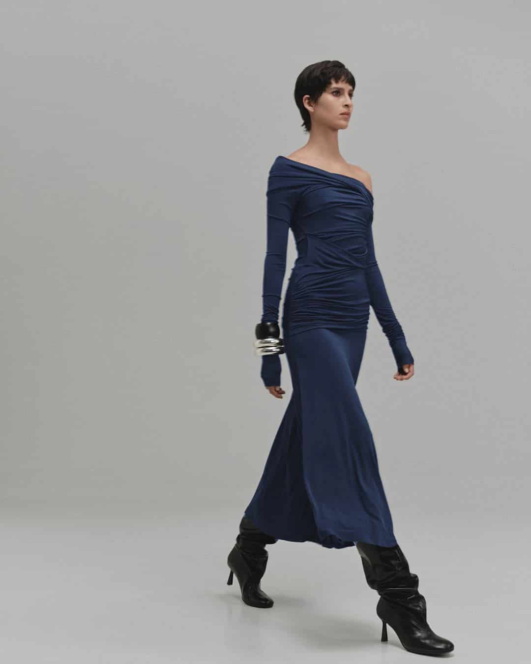 "VINCA" MIDI DRESS - miniatura 4