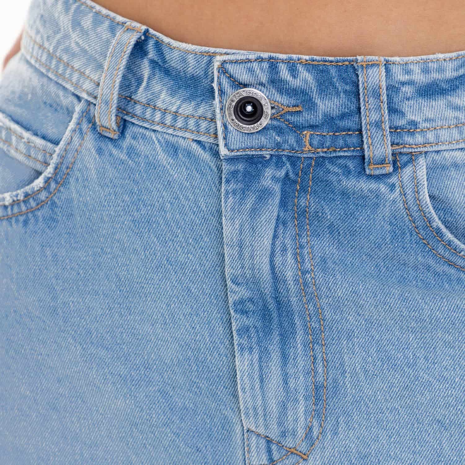 Cow Barrel Fit Denim Light Blue - miniatura 7